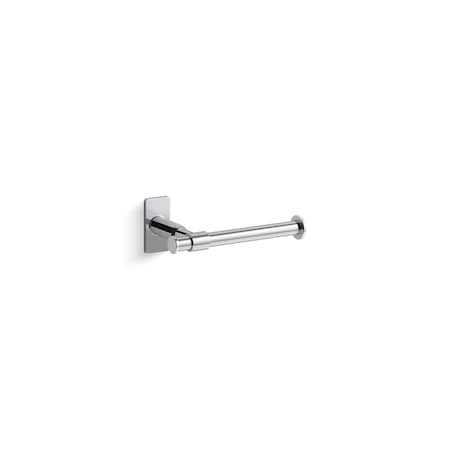 Pivoting Toilet Paper Holder in Polished Chrome